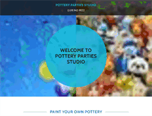 Tablet Screenshot of potterypartiesinthehills.com